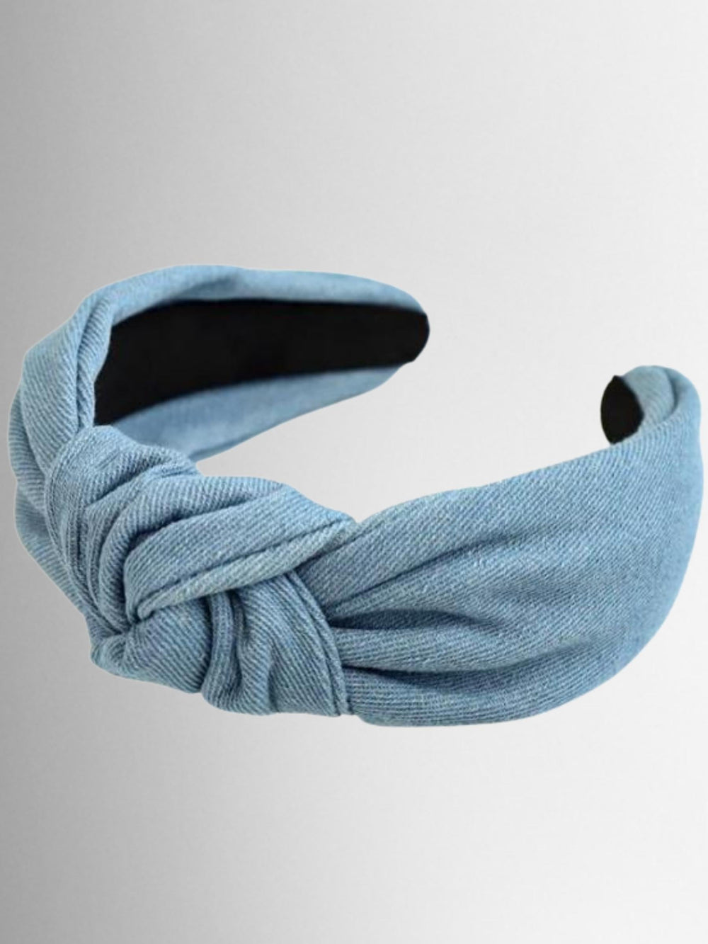 Girls Knotted Denim Headband