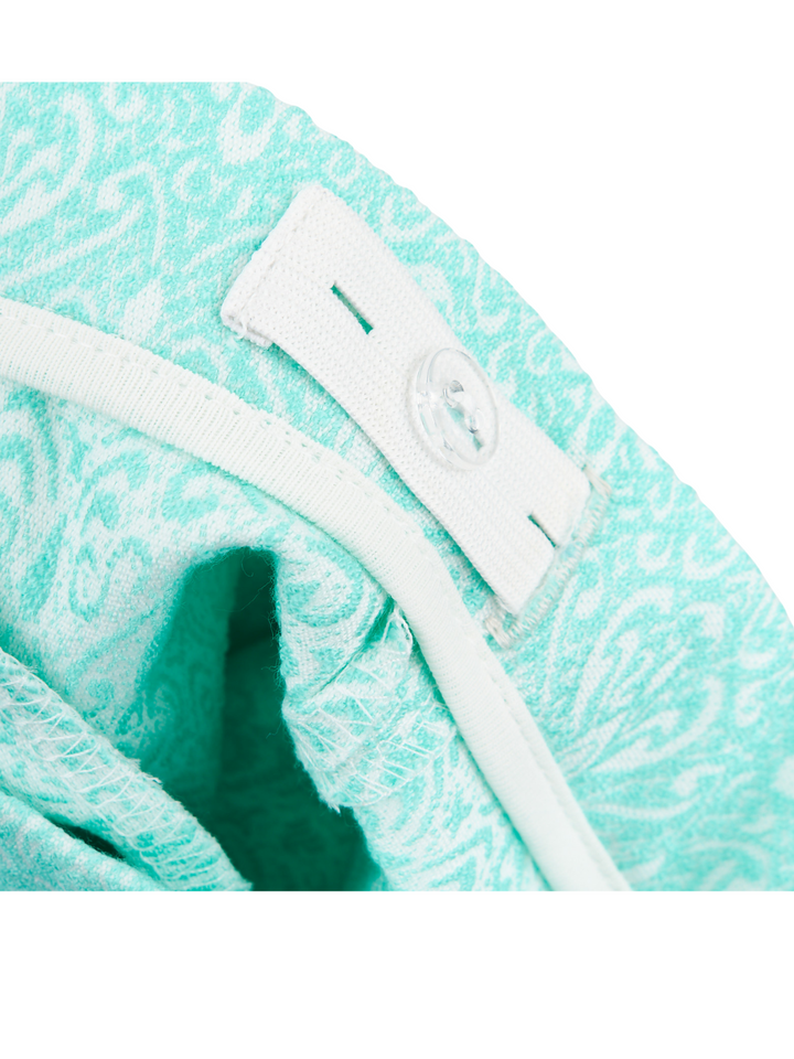 Kids Couture x Mia Belle Girls Mint Jacquard Pants