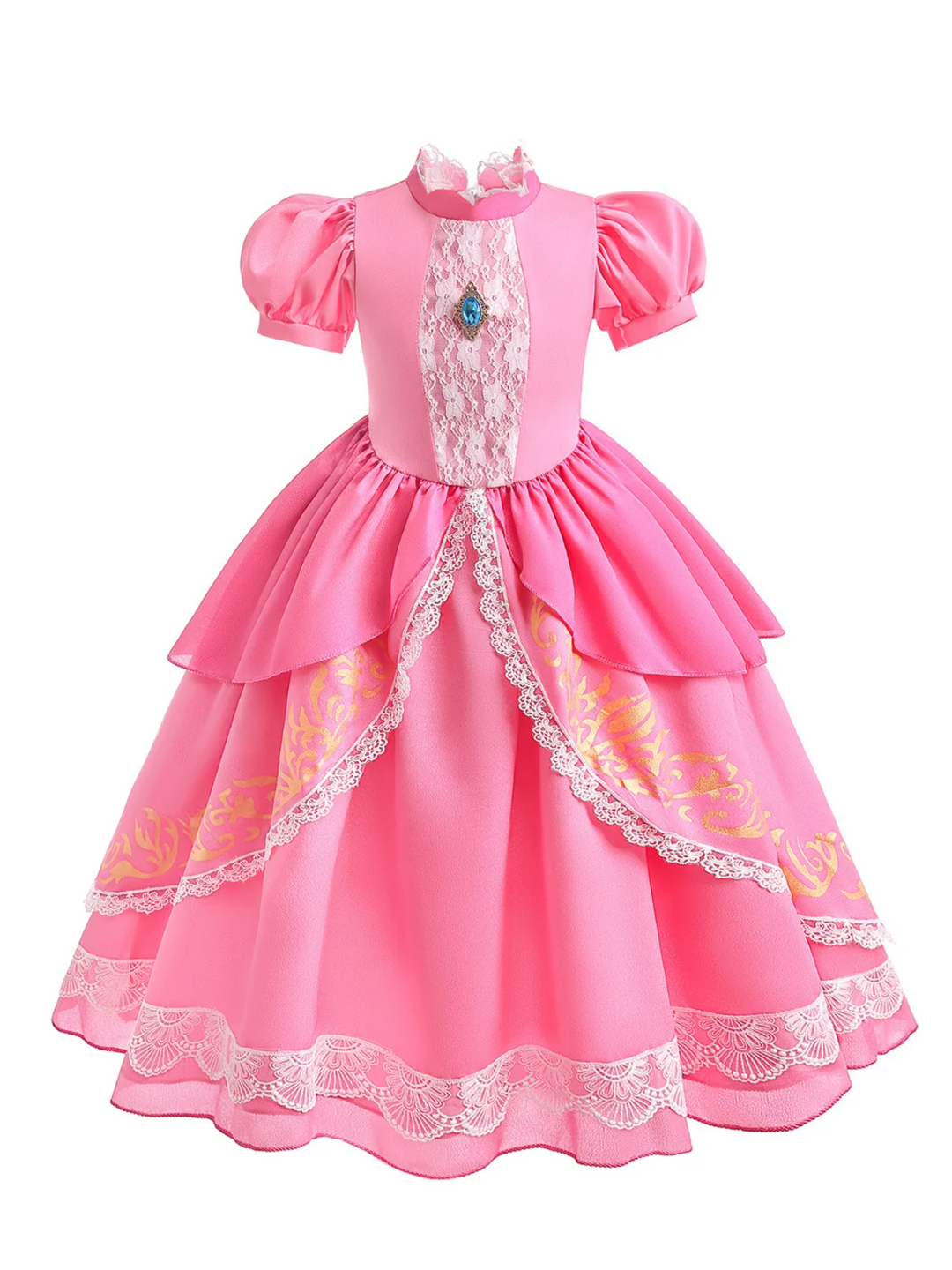 Girls Enchanting Peach Inspired Costume