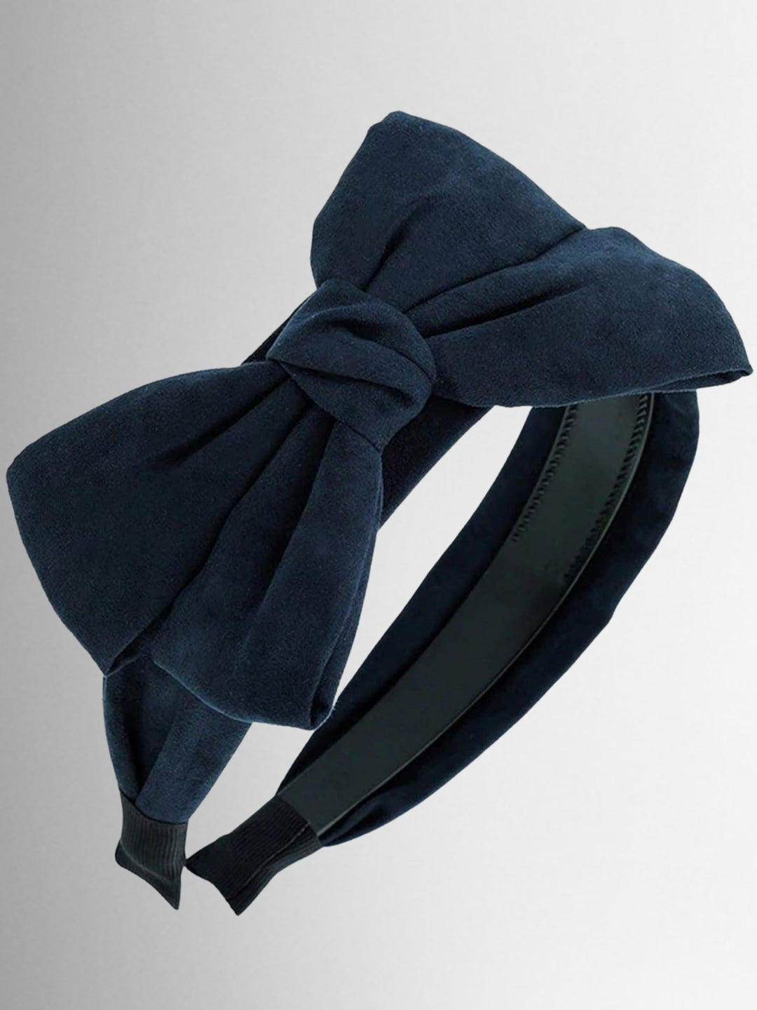 Girls Velvet Bow Headband