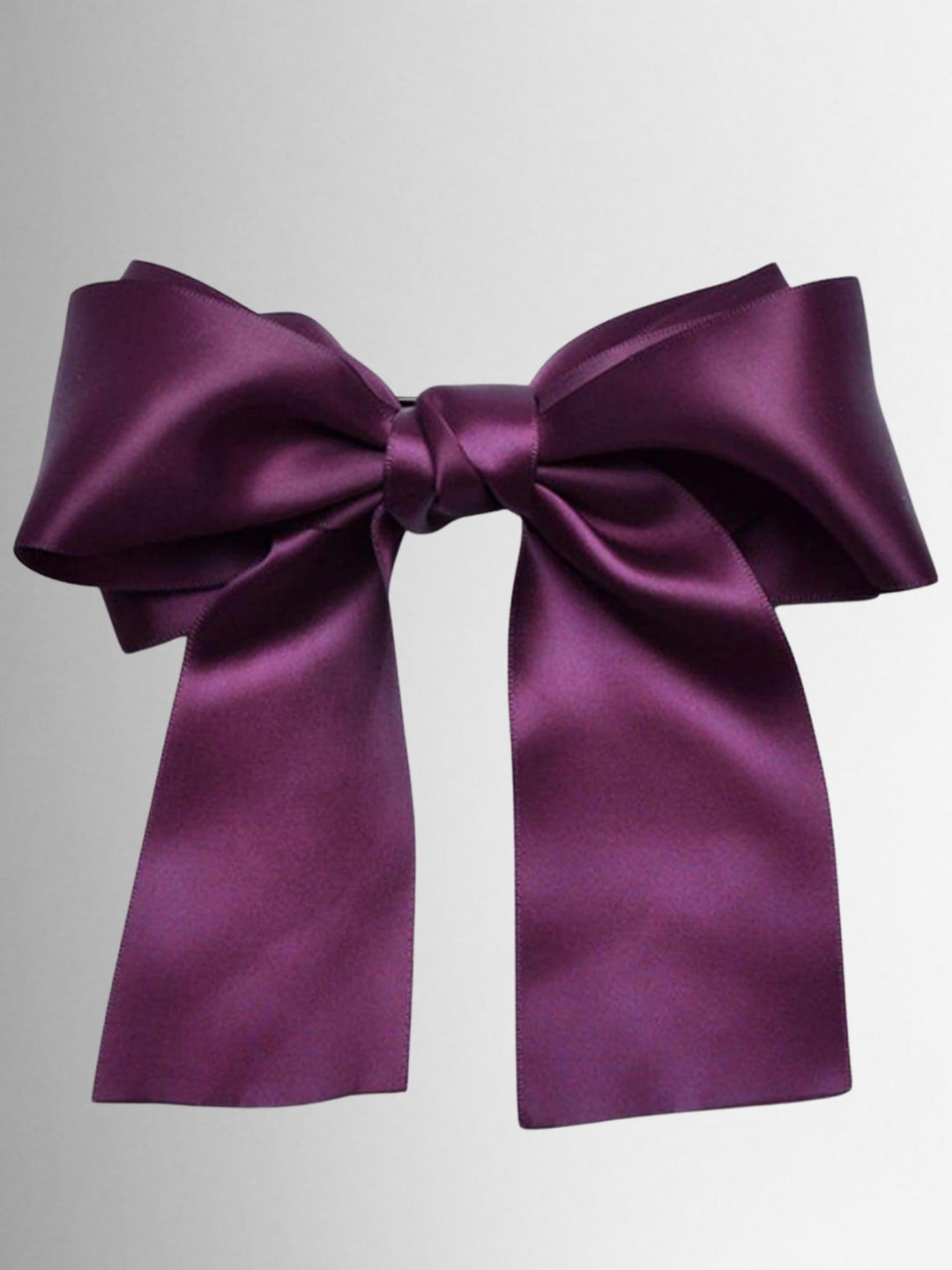 Girls Satin Large Bow Hair Clip