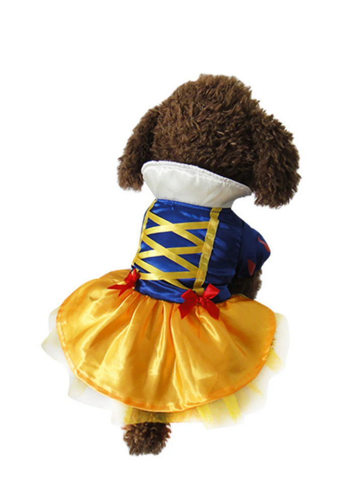 Halloween Princess Dog Costume - Snow White Edition