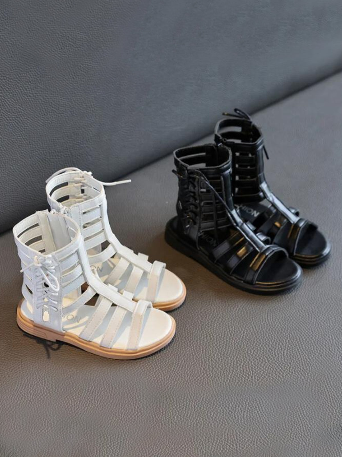 Girls' High-Top Gladiator Sandals By Liv and Mia