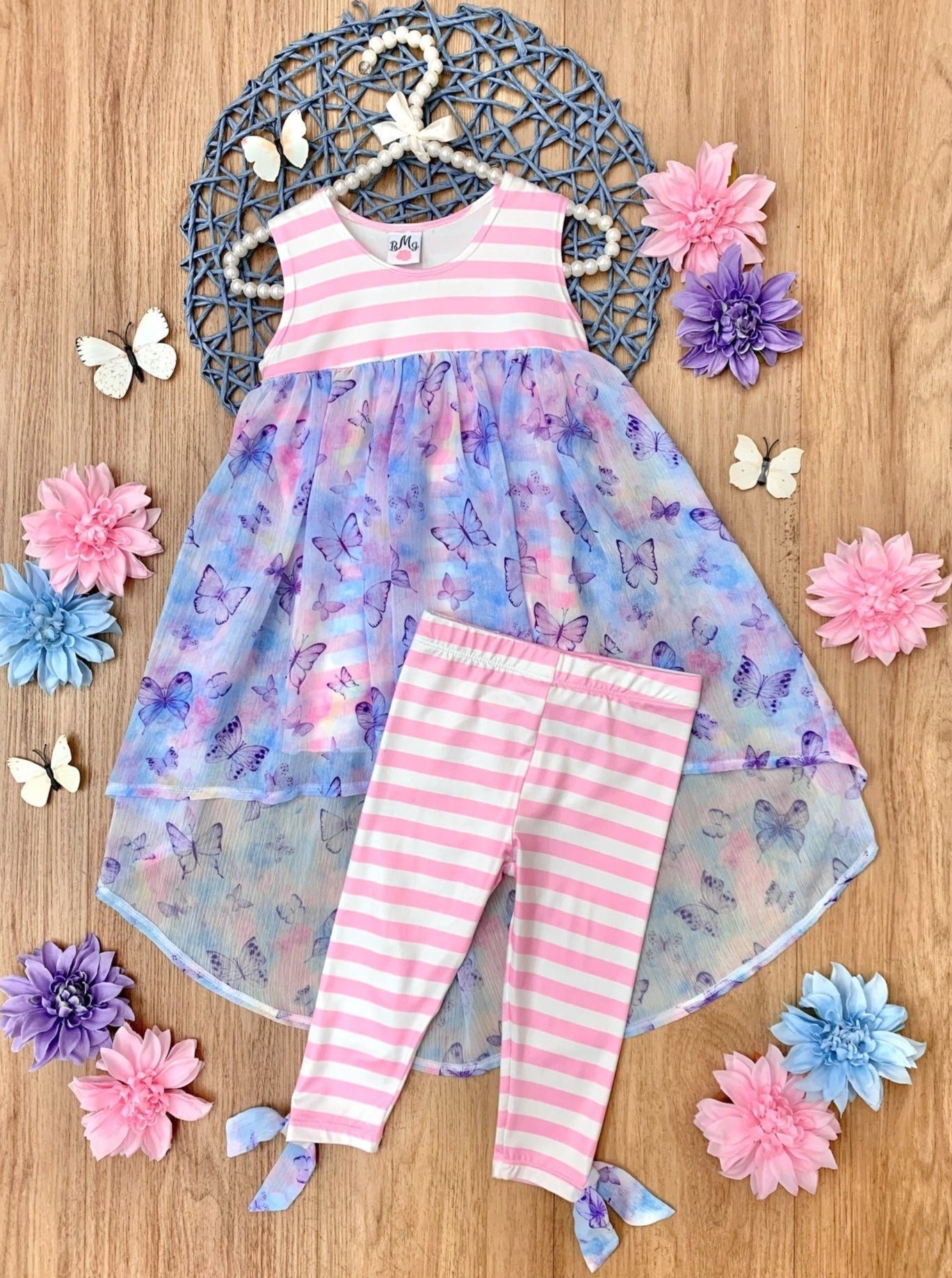 Butterfly sold tunic set