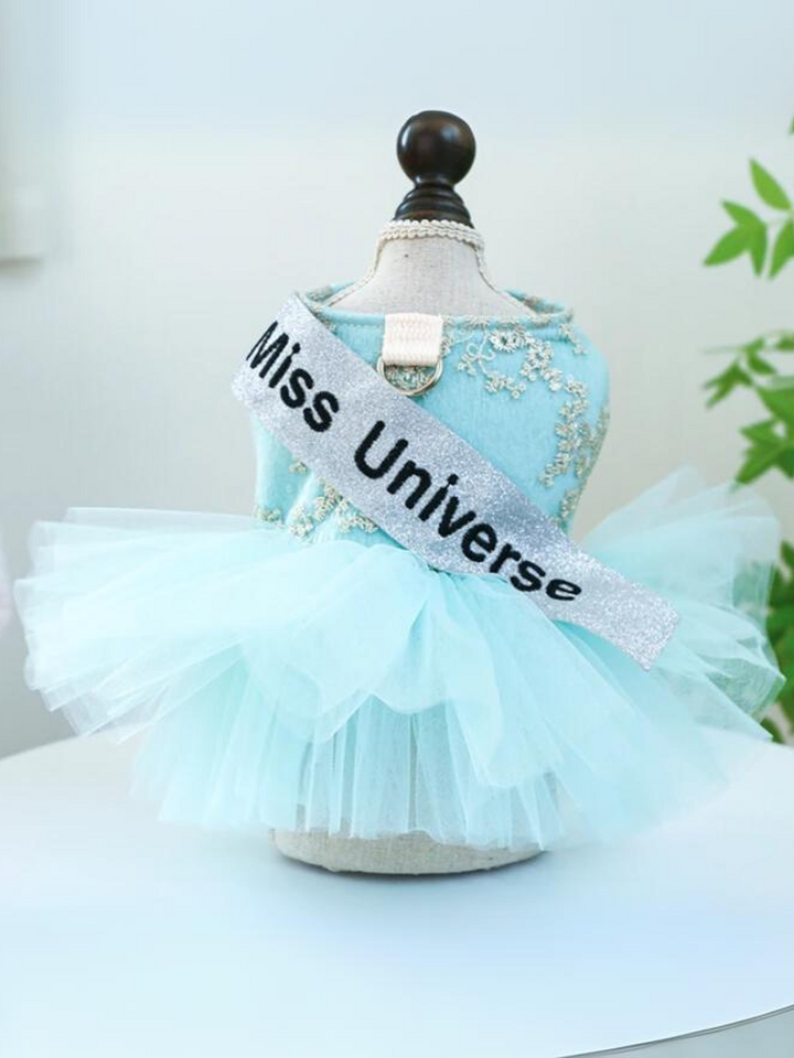 Miss Universe Tutu Skirt Dress for Dogs