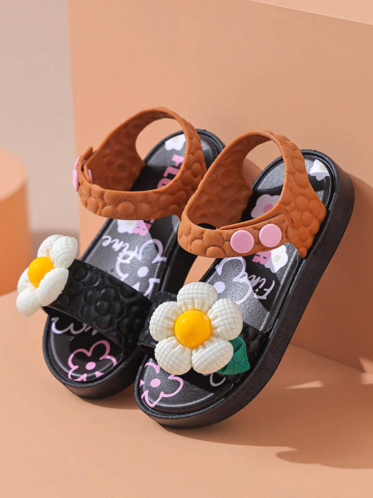 Girls Sunshine Blossom Jelly Sandals By Liv and Mia