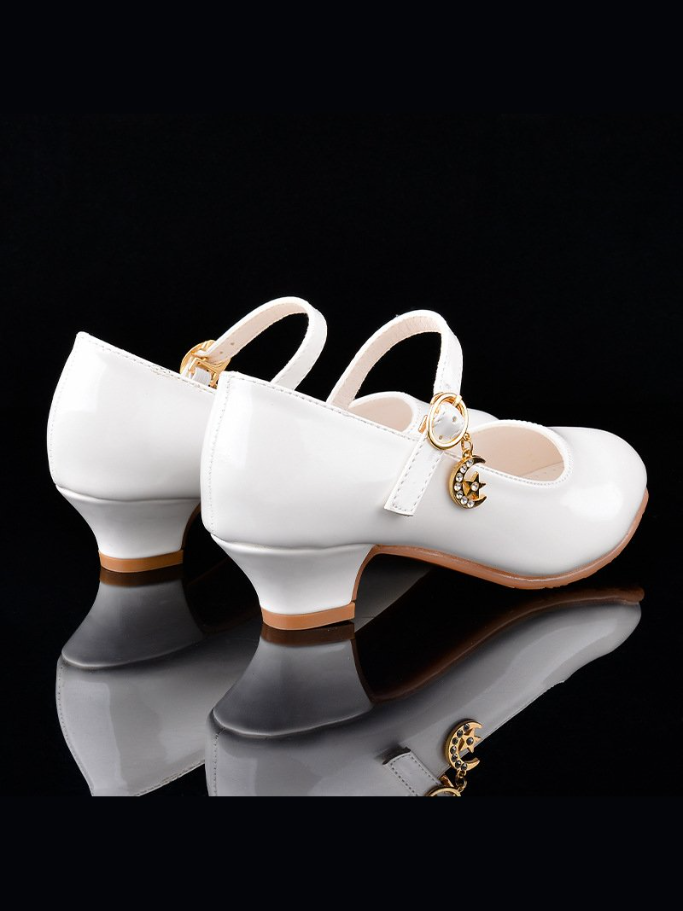 Shoes By Liv & Mia | Classic White Flats | Mini Heel | Girls Boutique