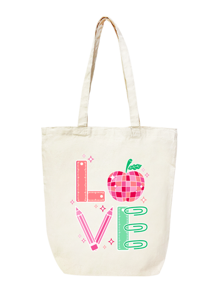 Viv & Lou Teach Your Heart Out Canvas Tote