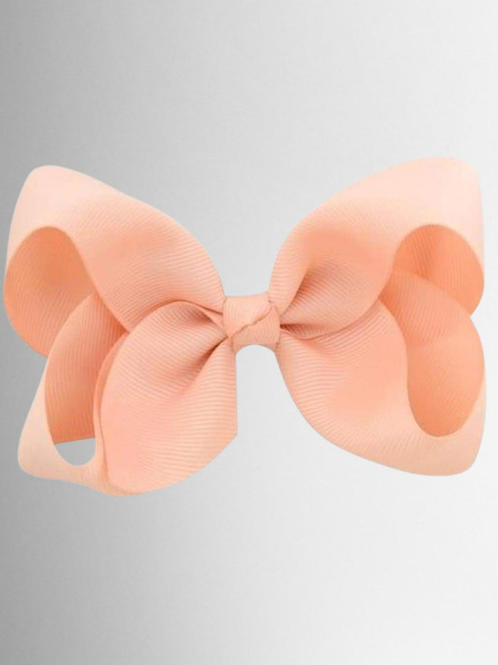 Mia Belle Girls Colored Hair Bow Clips | Girls Accessories