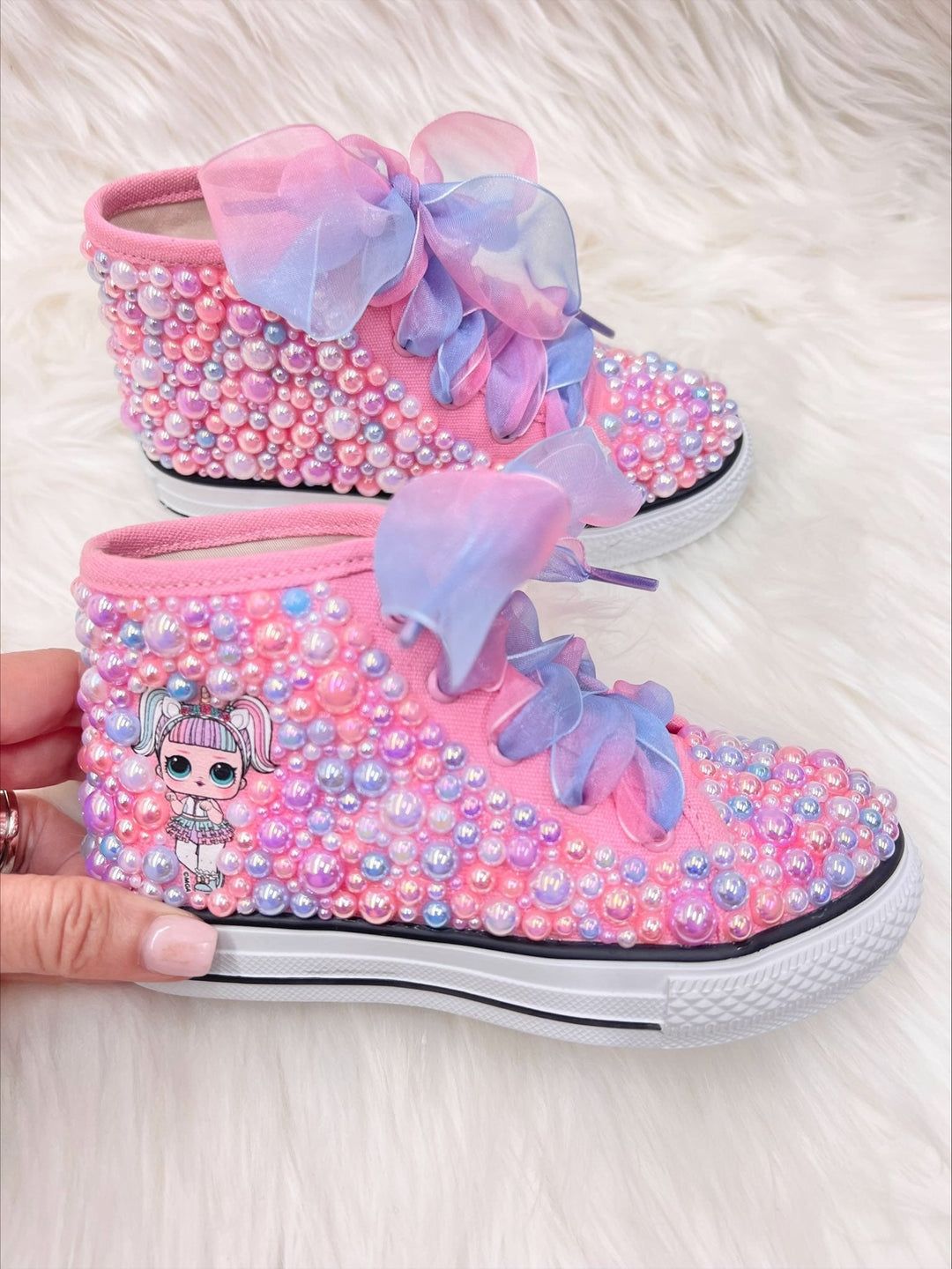 L.O.L. SURPRISE! Unicorn Beaded Sneakers | Little Girls Shoes