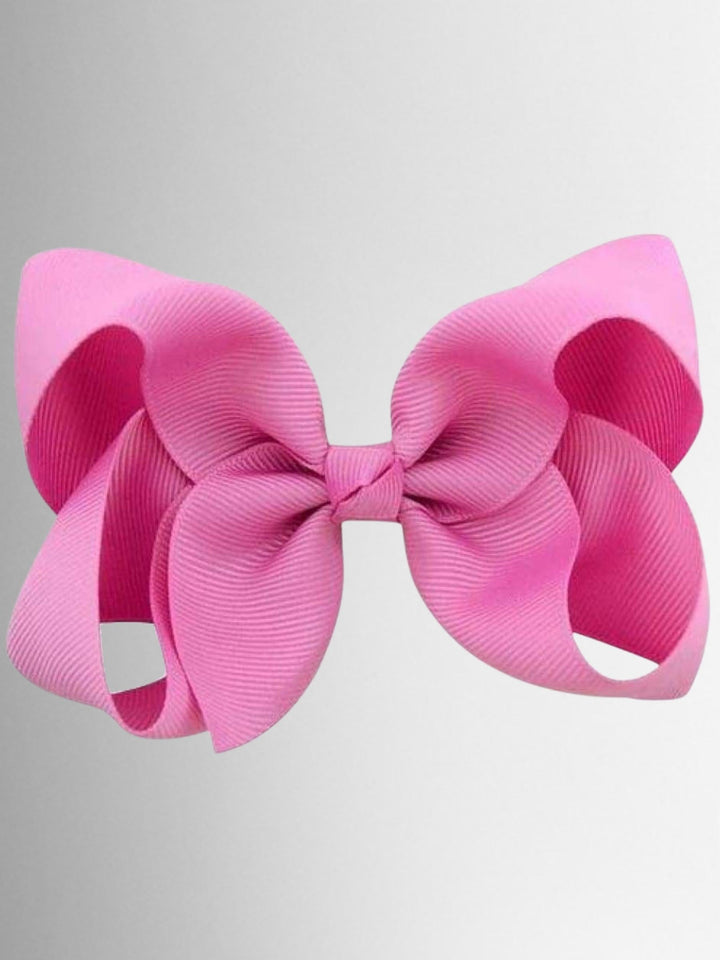 Mia Belle Girls Colored Hair Bow Clips | Girls Accessories