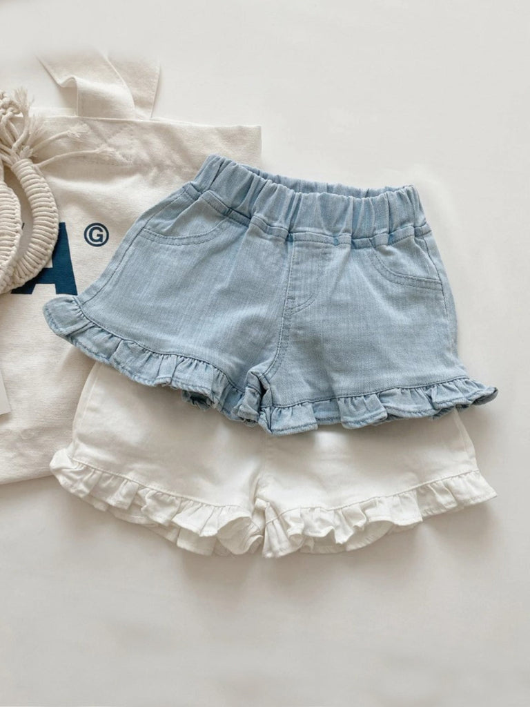 Baby denim shorts deals