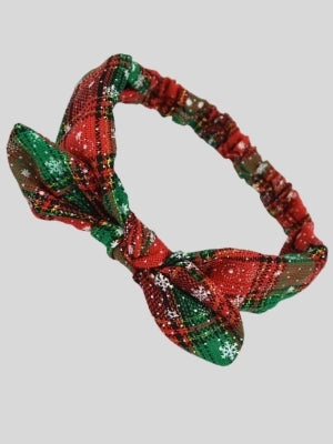 Cute Christmas Accessories | Little Girls Christmas Bowtie Headband