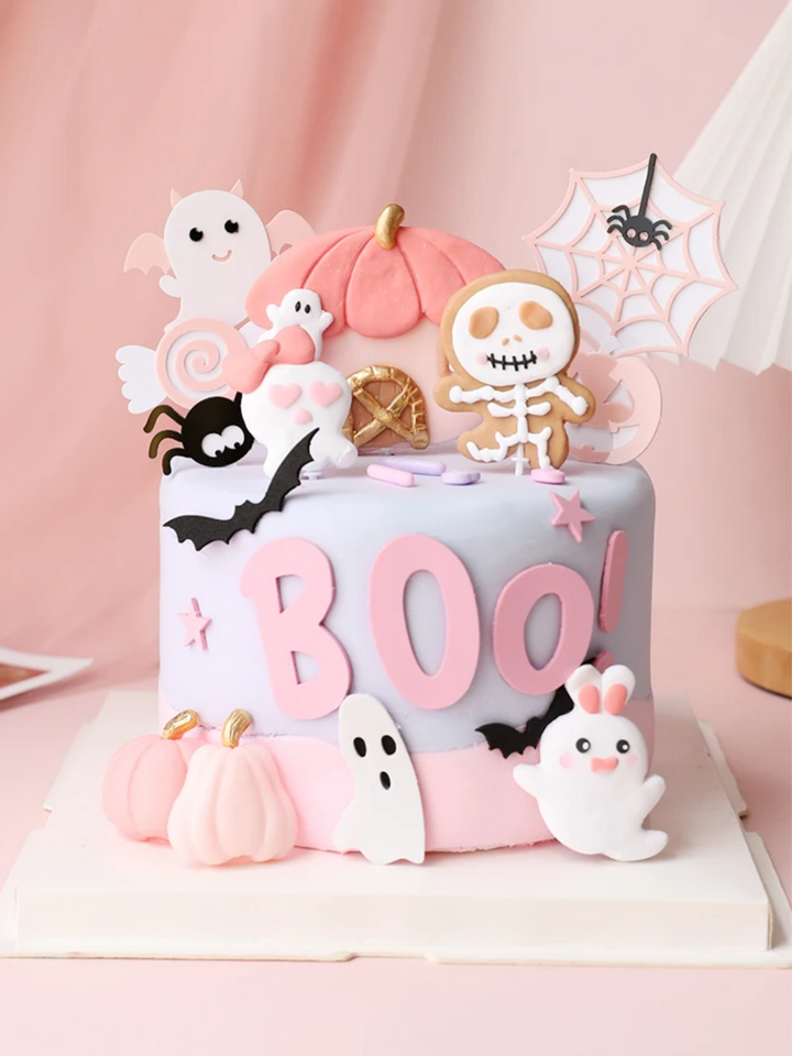 Spooky Sweet Halloween 10 Piece Cake Topper Set