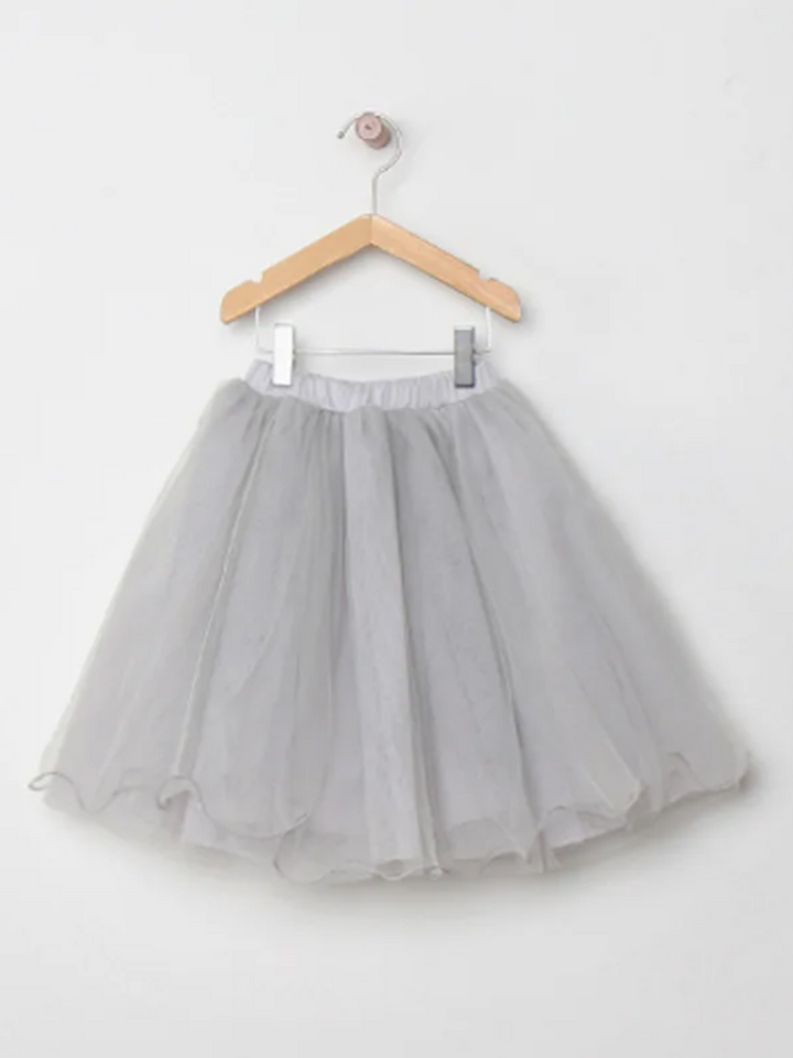 Girls Dreamy Layered Tulle Midi Skirt