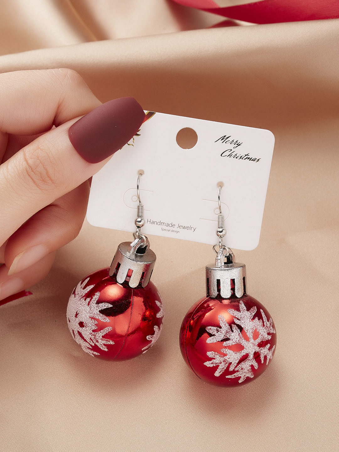 Jingle All The Way Christmas Ball Earrings