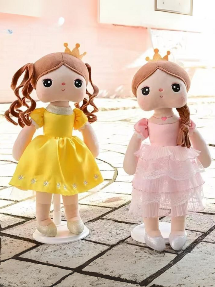 Adorable Plush Princess Toys for Girls in Elegant Dresses