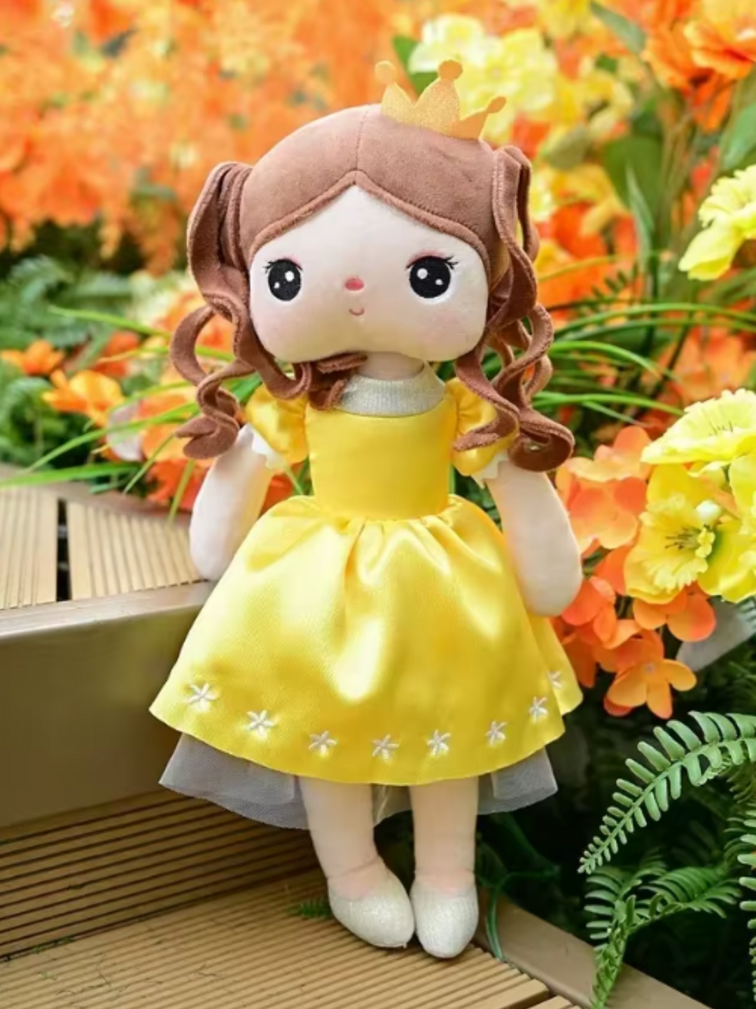 Adorable Plush Princess Toys for Girls in Elegant Dresses