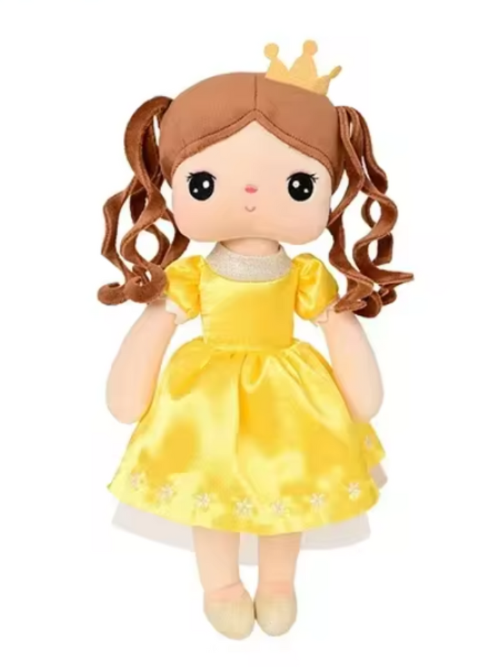 Adorable Plush Princess Toys for Girls in Elegant Dresses