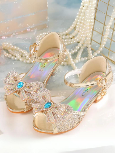 Sparkle & Shine Bow Kids Sandals By Liv and Mia