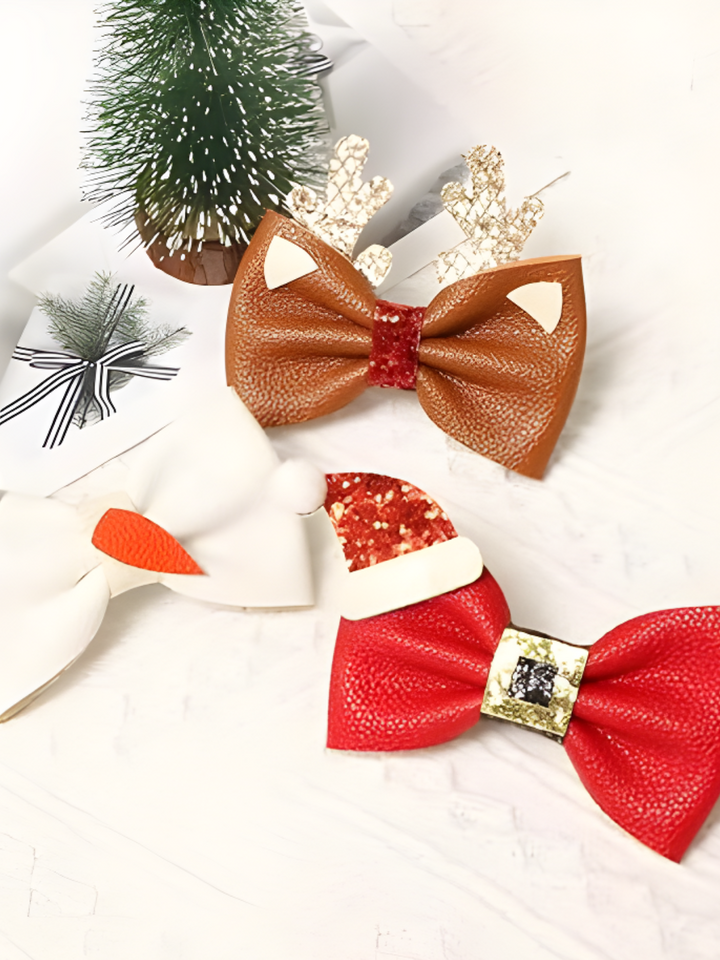 Cute Christmas Hair Claw Clips