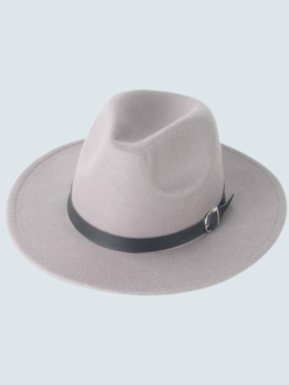 Toddler Fashion Accessories | Little Girls Wool Buckle Band Fedora Hat