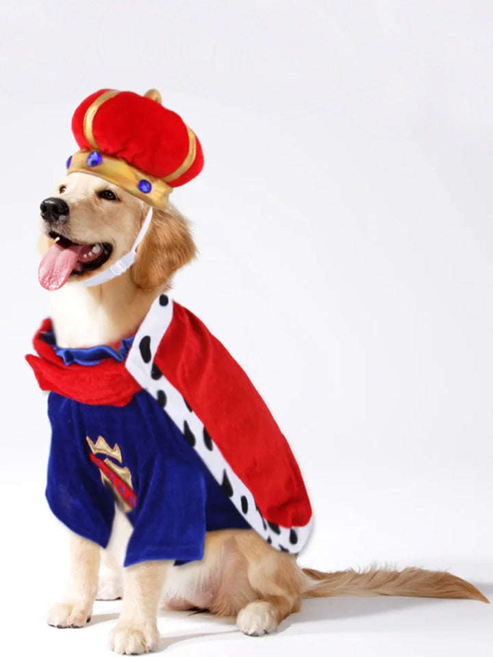 Dog Royal King Halloween Costume