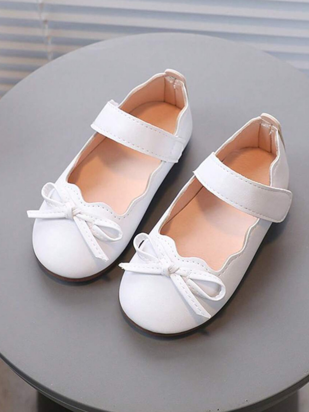 Girls Bowknot Strap Ballet Flats By Liv and Mia