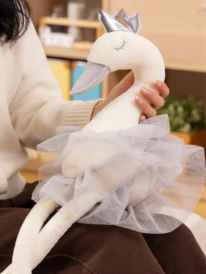 Girls Beautiful Swan Plush Baby Cotton Toys