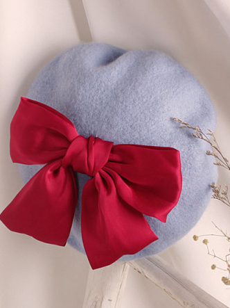 Girls Most Adorable Bow Beret