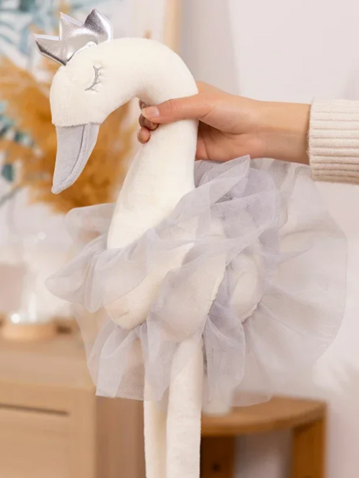 Girls Beautiful Swan Plush Baby Cotton Toys