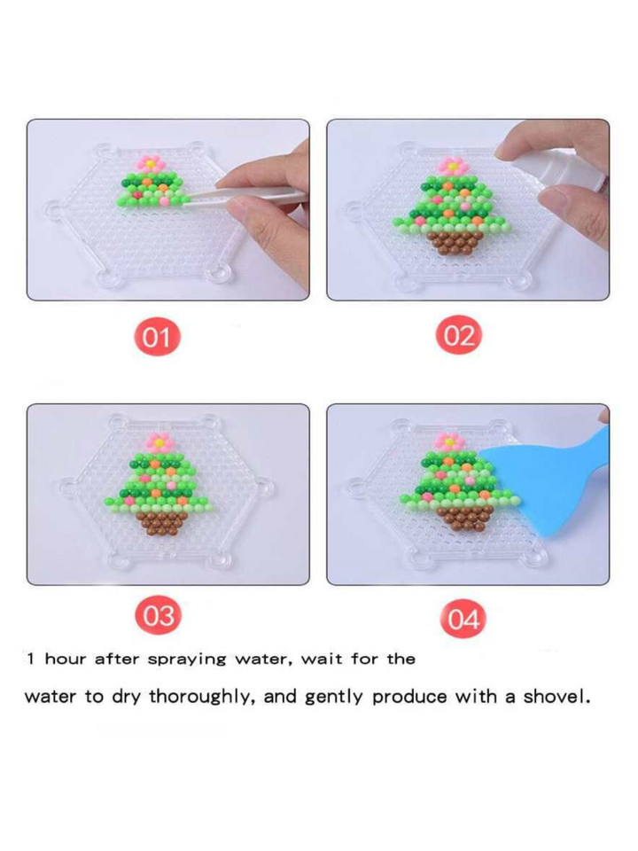 DIY-Bastelset mit im Dunkeln leuchtenden magischen Wasserklebeperlen in 15 Farben