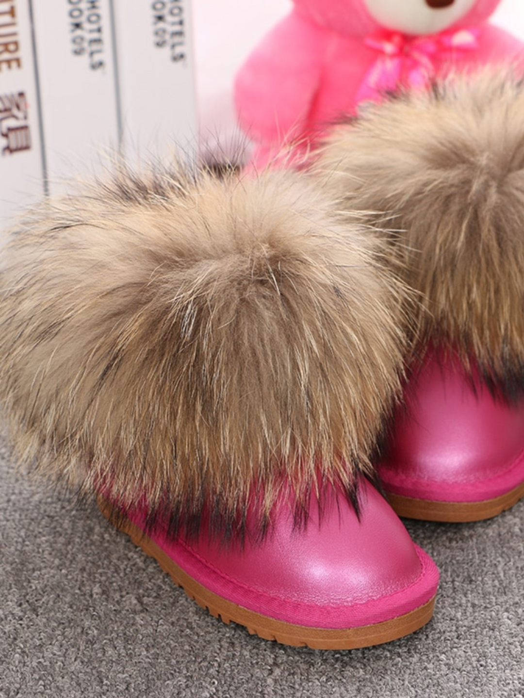 Shoes By Liv & Mia | Big Faux Fur Winter Boots | Boutique Accessories