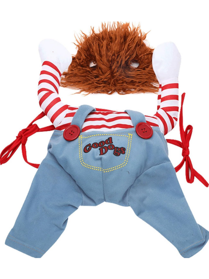 Dog Scary Doll Halloween Costume