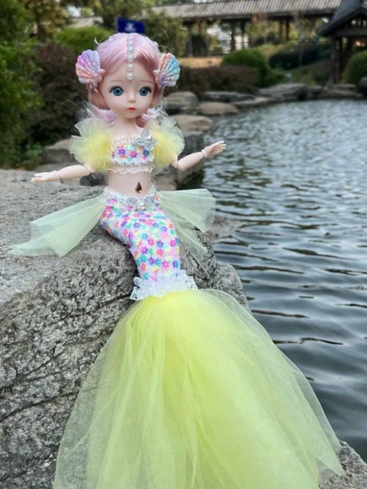 Enchanting Mermaid Doll - Available in 7 Colors