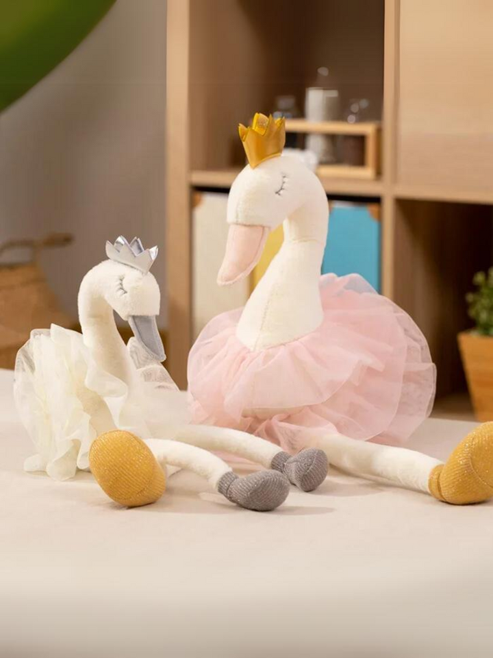 Girls Beautiful Swan Plush Baby Cotton Toys