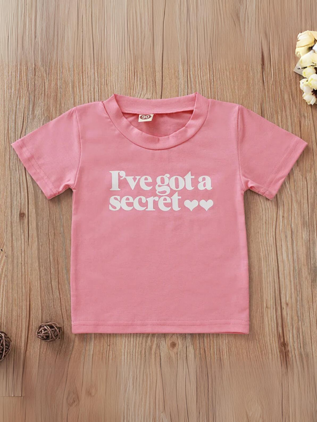 Girls Big Sister I've Got a Secret Announcement T-Shirt