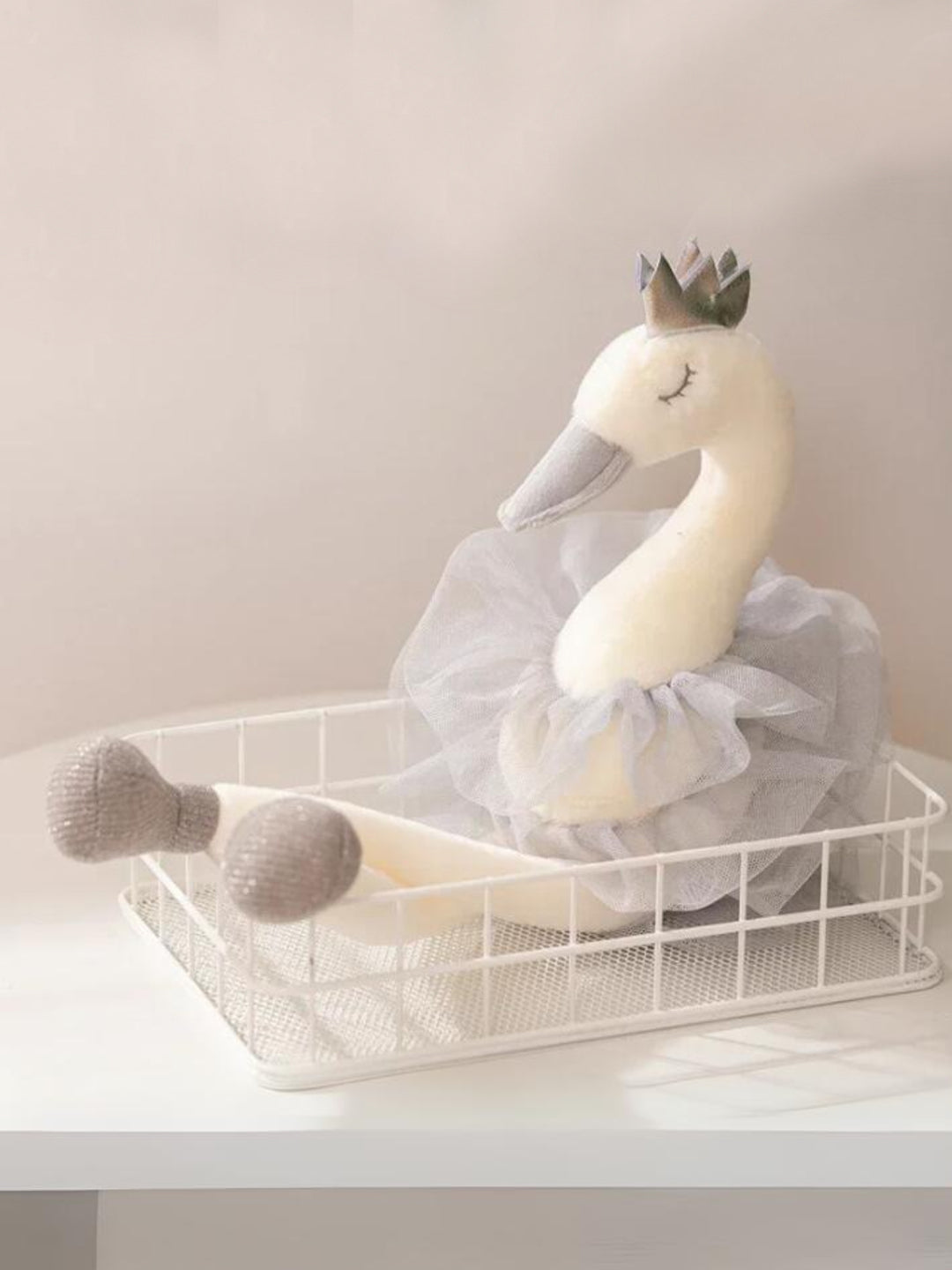 Girls Beautiful Swan Plush Baby Cotton Toys