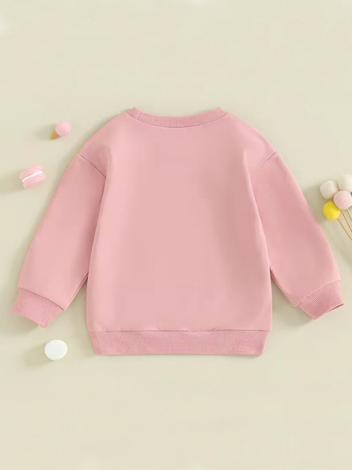 Girls Long Sleeve "BIG SISTER" Sweatshirt