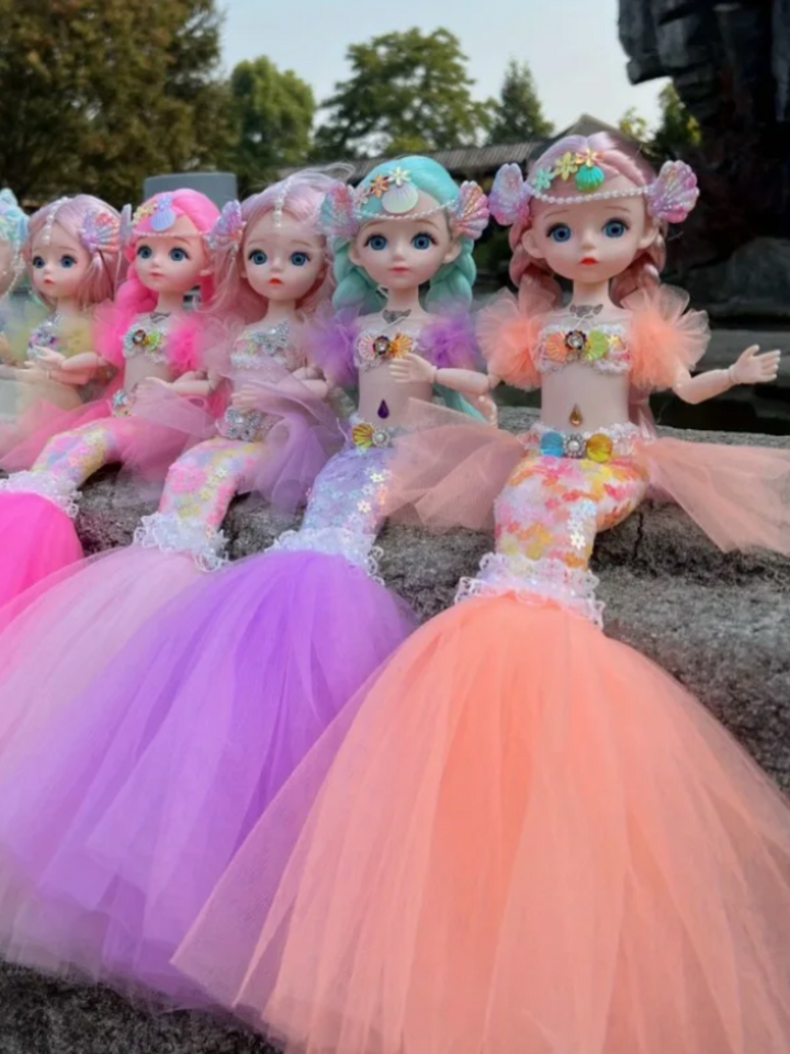 Enchanting Mermaid Doll - Available in 7 Colors