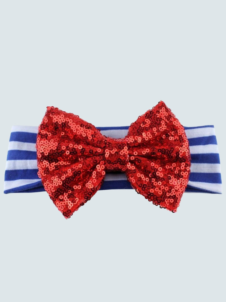 Girls Sparkling 4th of July Headband