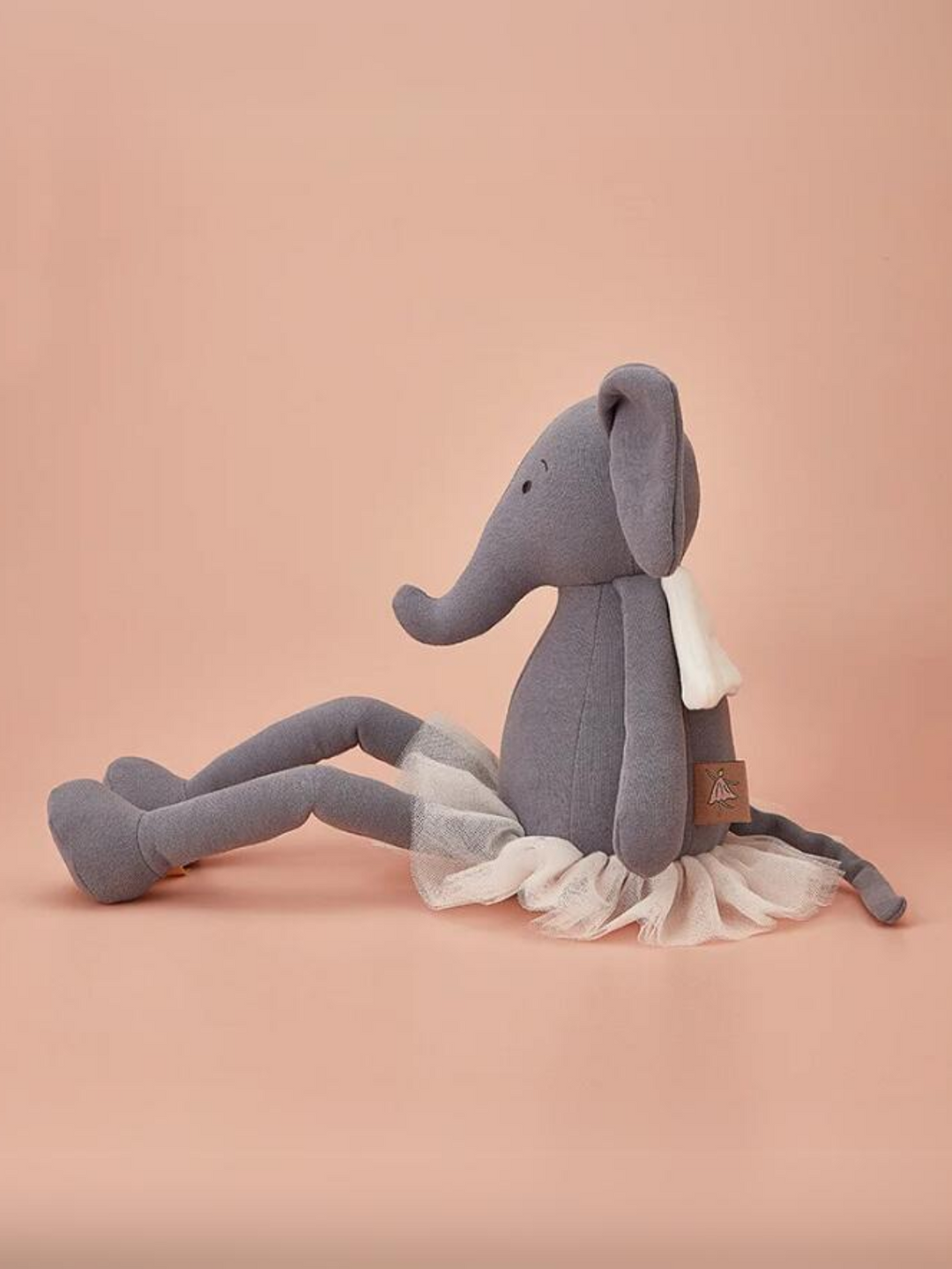 Charming Soft Plush Elephant Toy with a Beautiful Tutu Dress