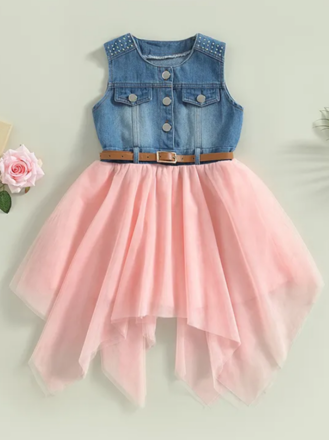 Denim tutu dress best sale