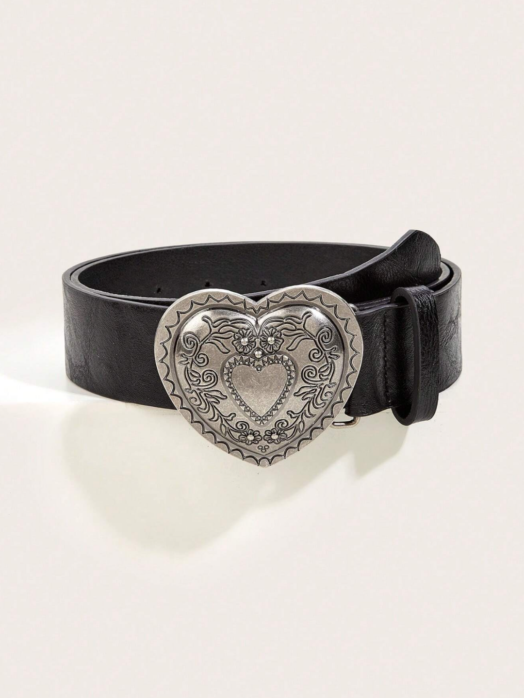 Mia Belle Girls Heart Buckle Belt | Girls Accessories