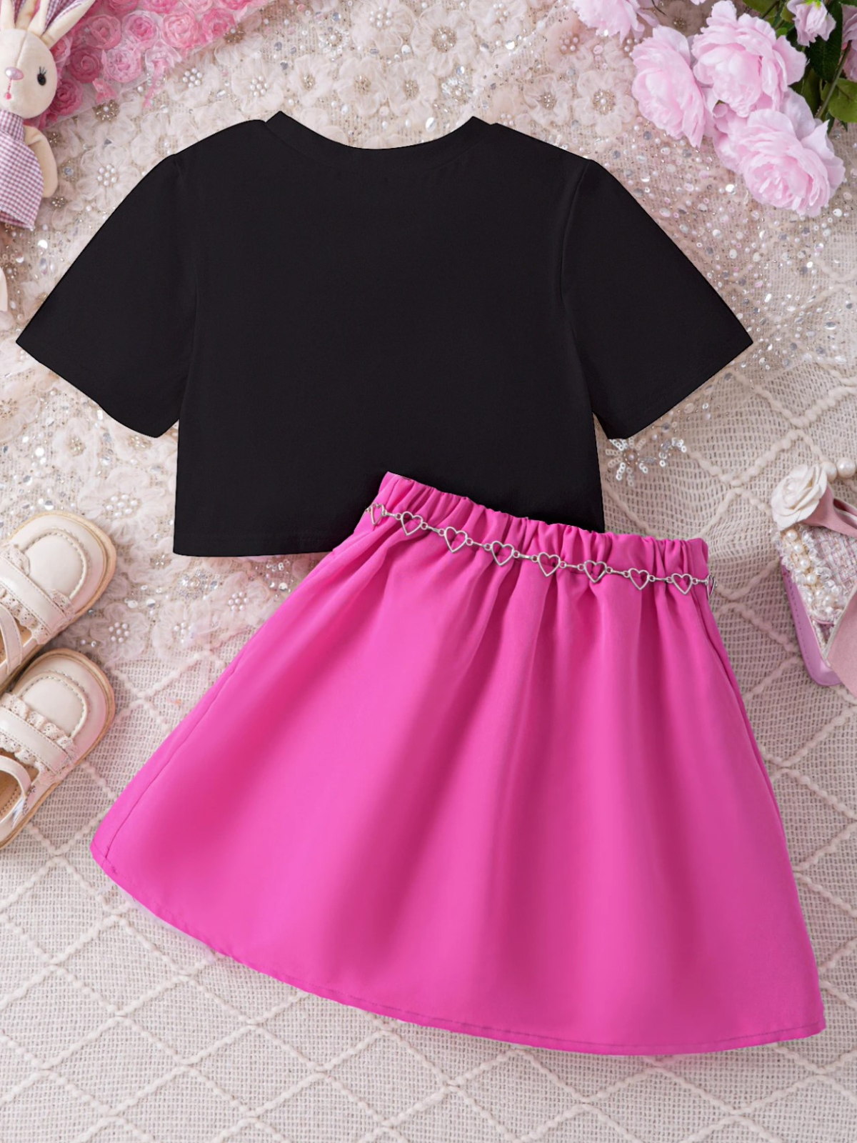 Mia Belle Girls Top And Pleated Skirt Set | Girls Summer Outfits