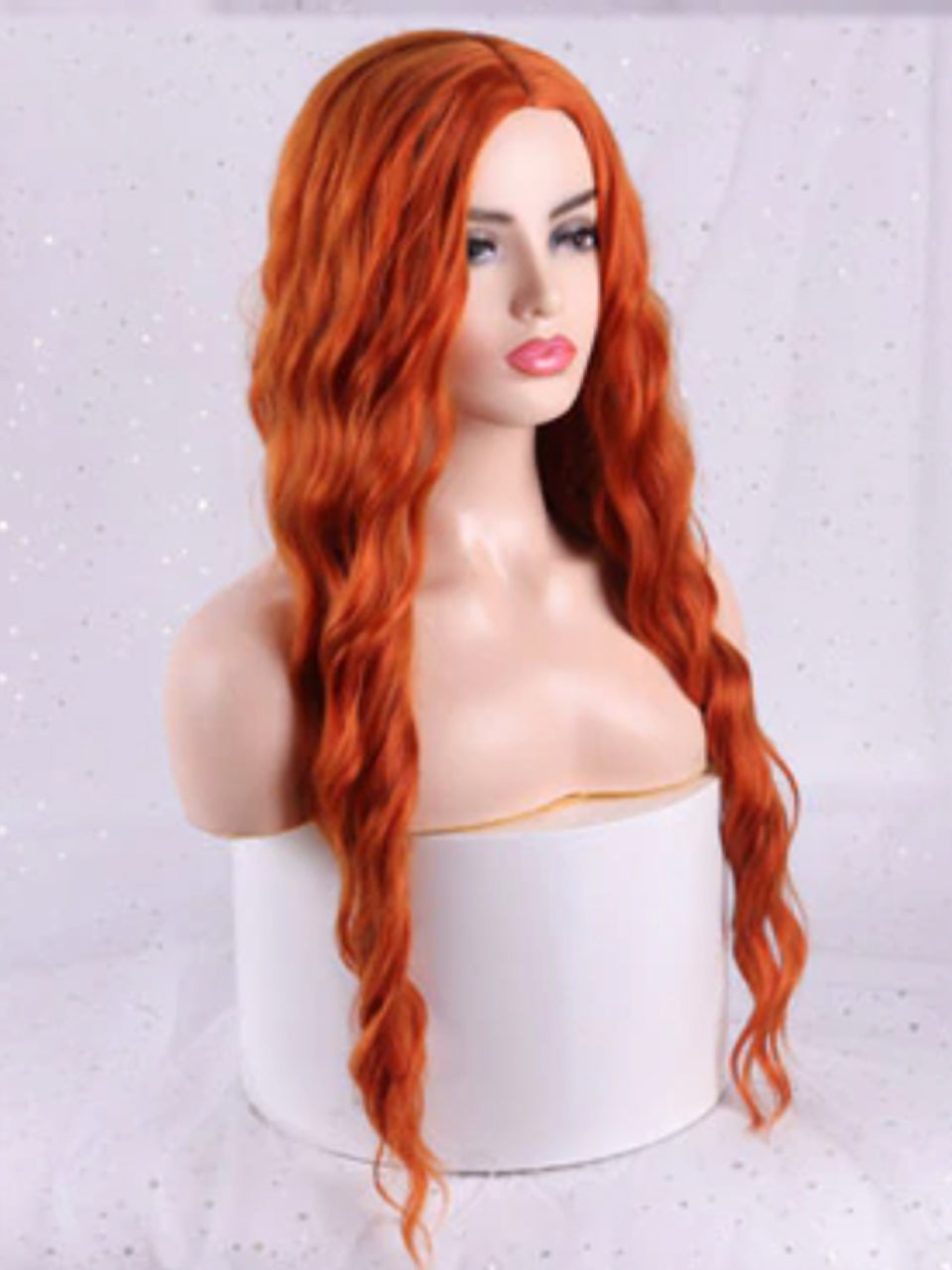 Kids Halloween Wigs | Long Wavy Red Cosplay Wig | Mia Belle Girls