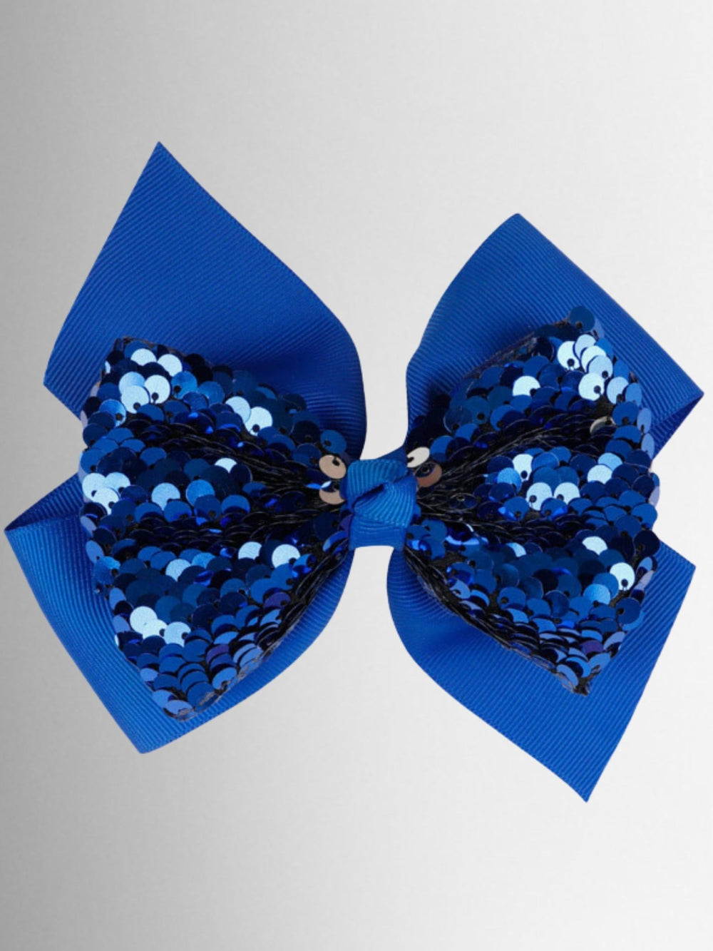 Girls 5" Sequined Bow Hair Clip (8 Color Options)