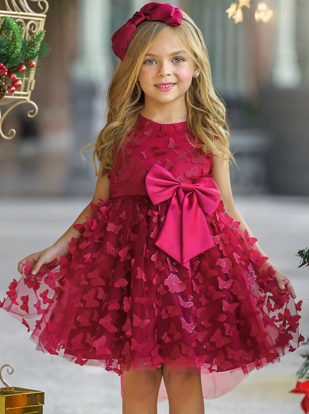 Enchanted Garden Butterfly Tutu Tulle Dress