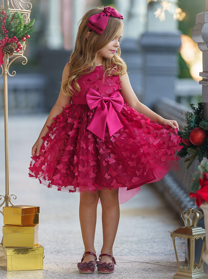 Enchanted Garden Butterfly Tutu Tulle Dress