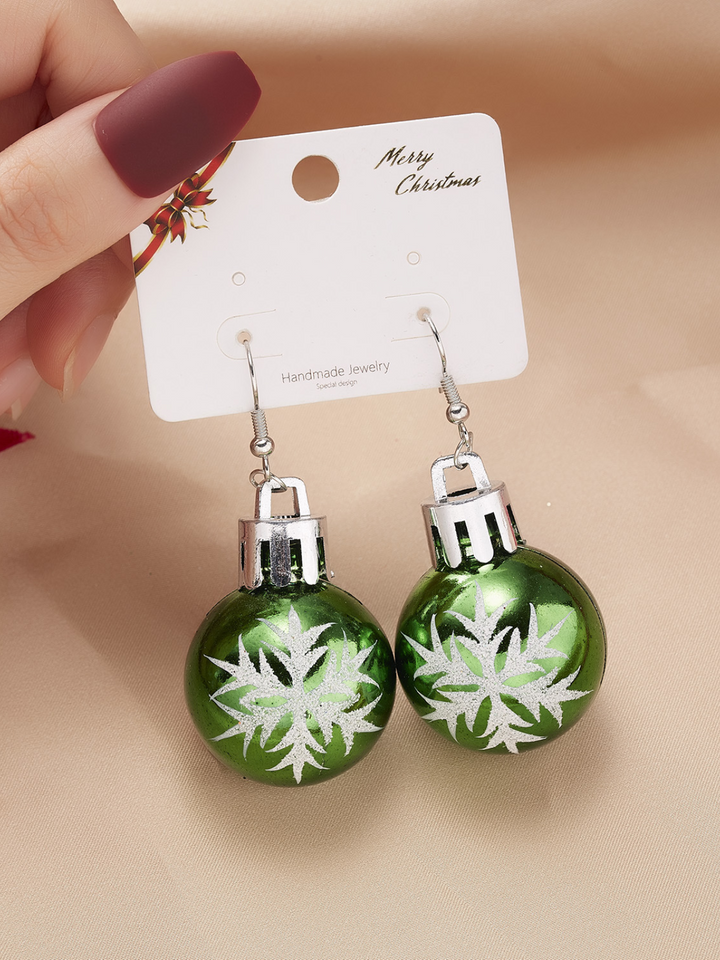 Jingle All The Way Christmas Ball Earrings